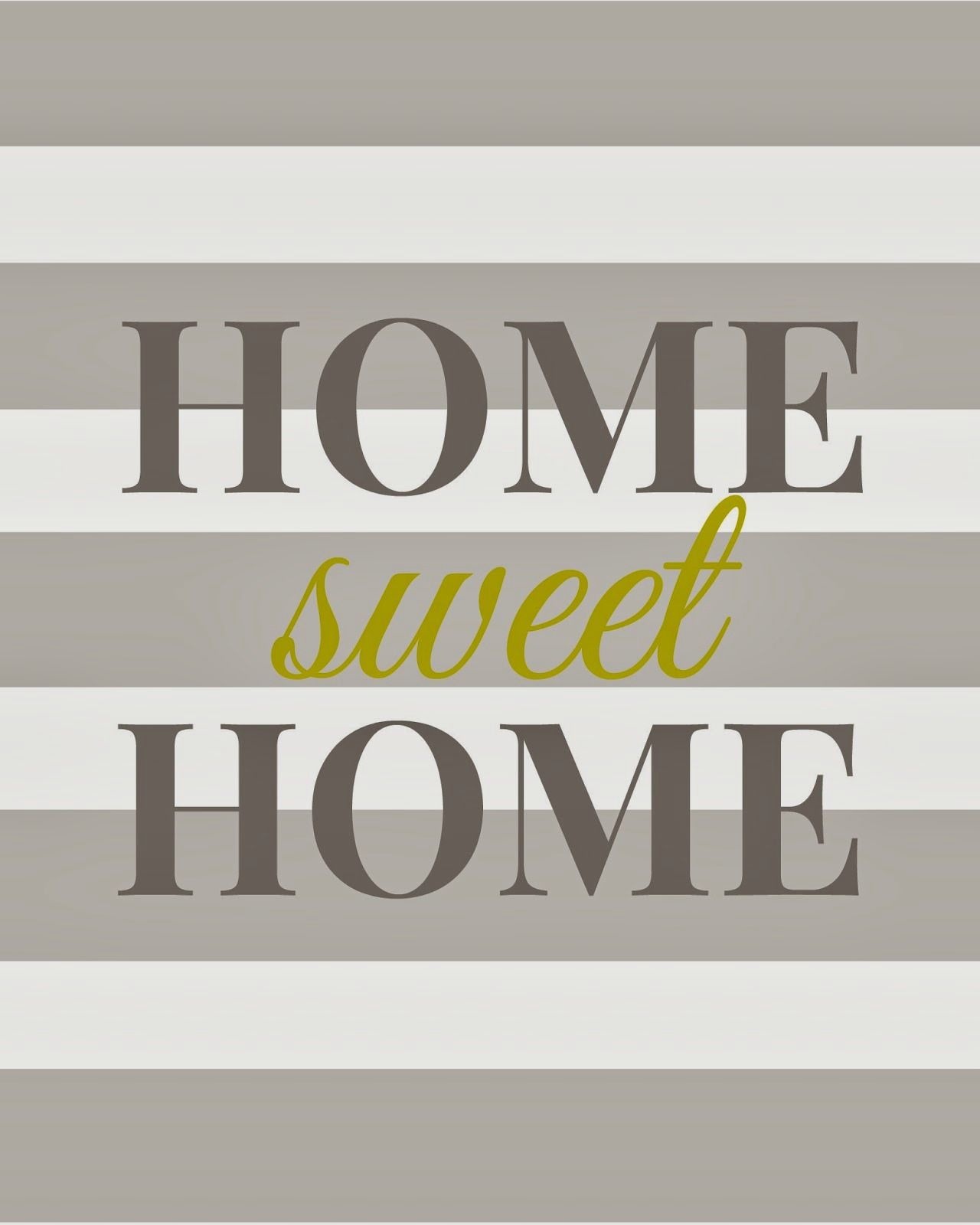 Home Sweet Home - Free Printable | Printables + Fonts | Home Decor - Home Sweet Home Free Printable