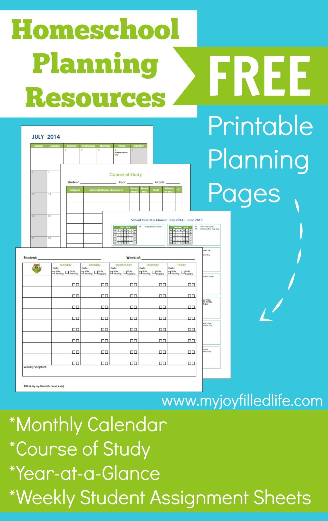 Homeschool Planning Resources &amp;amp; Free Printables - My Joy-Filled Life - Free Printable Homeschool Curriculum