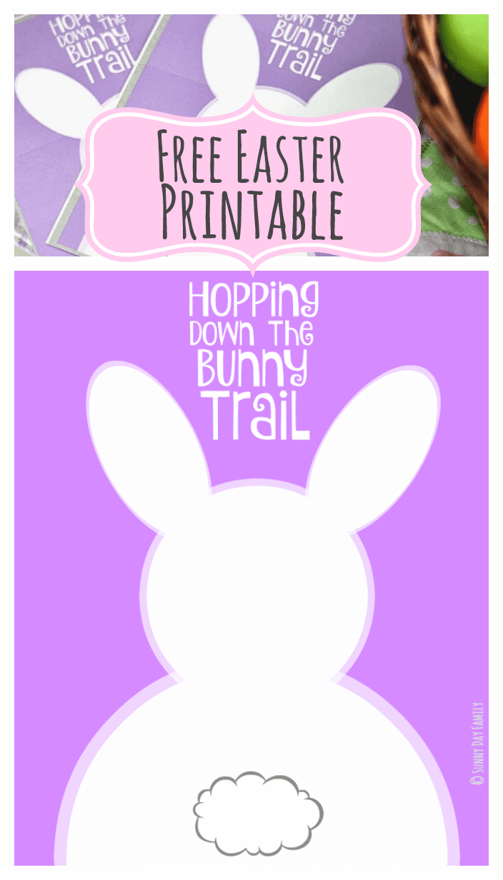 Hopping Down The Bunny Trail: Free Easter Printables In Two Sizes - Free Printable Easter Decorations
