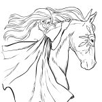 Horse Coloring Pages For Adults   Free Horse Coloring Pages Selah   Free Printable Horseshoe Coloring Pages