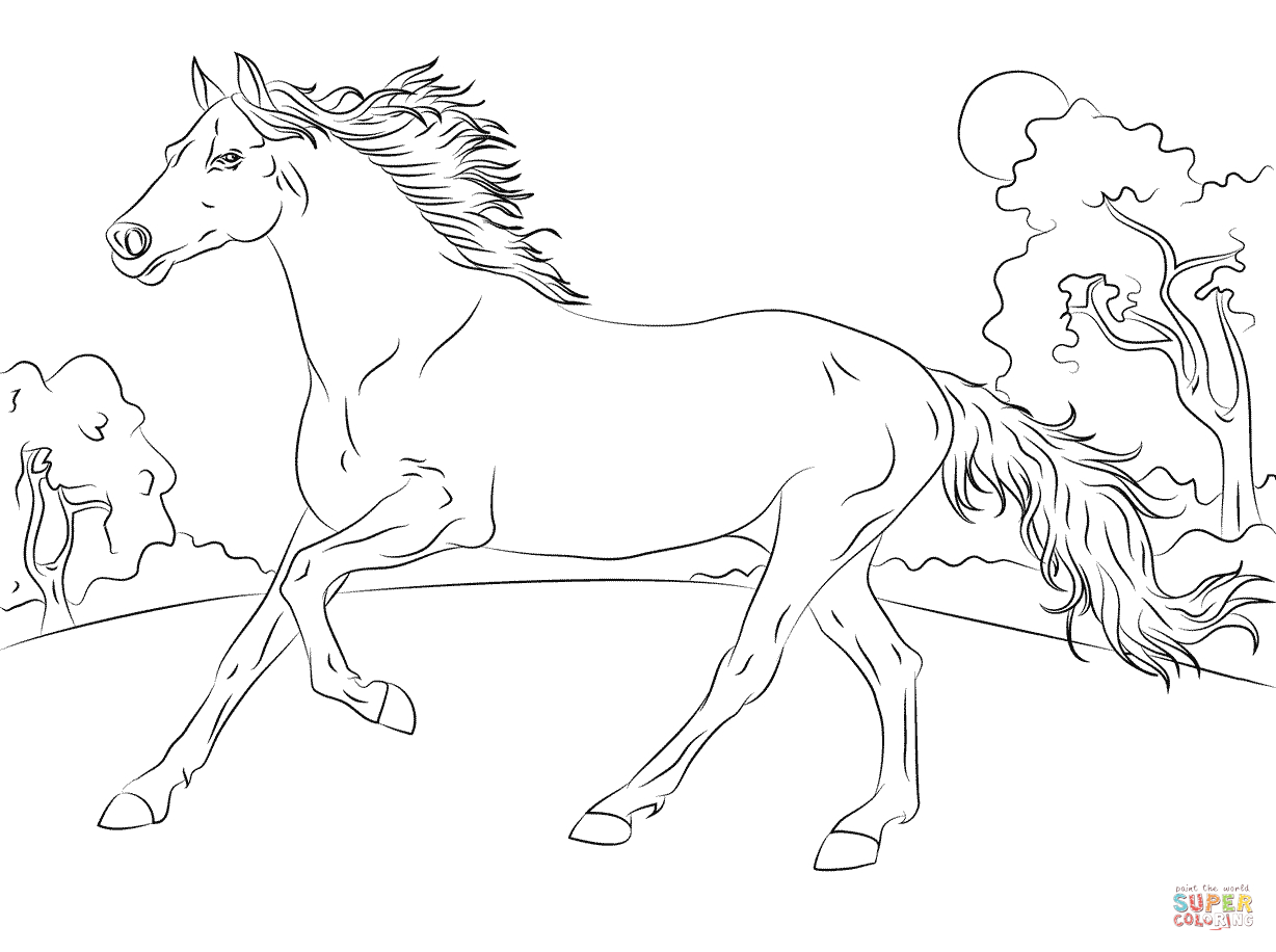 Horses Coloring Pages | Free Coloring Pages - Free Printable Horse Coloring Pages