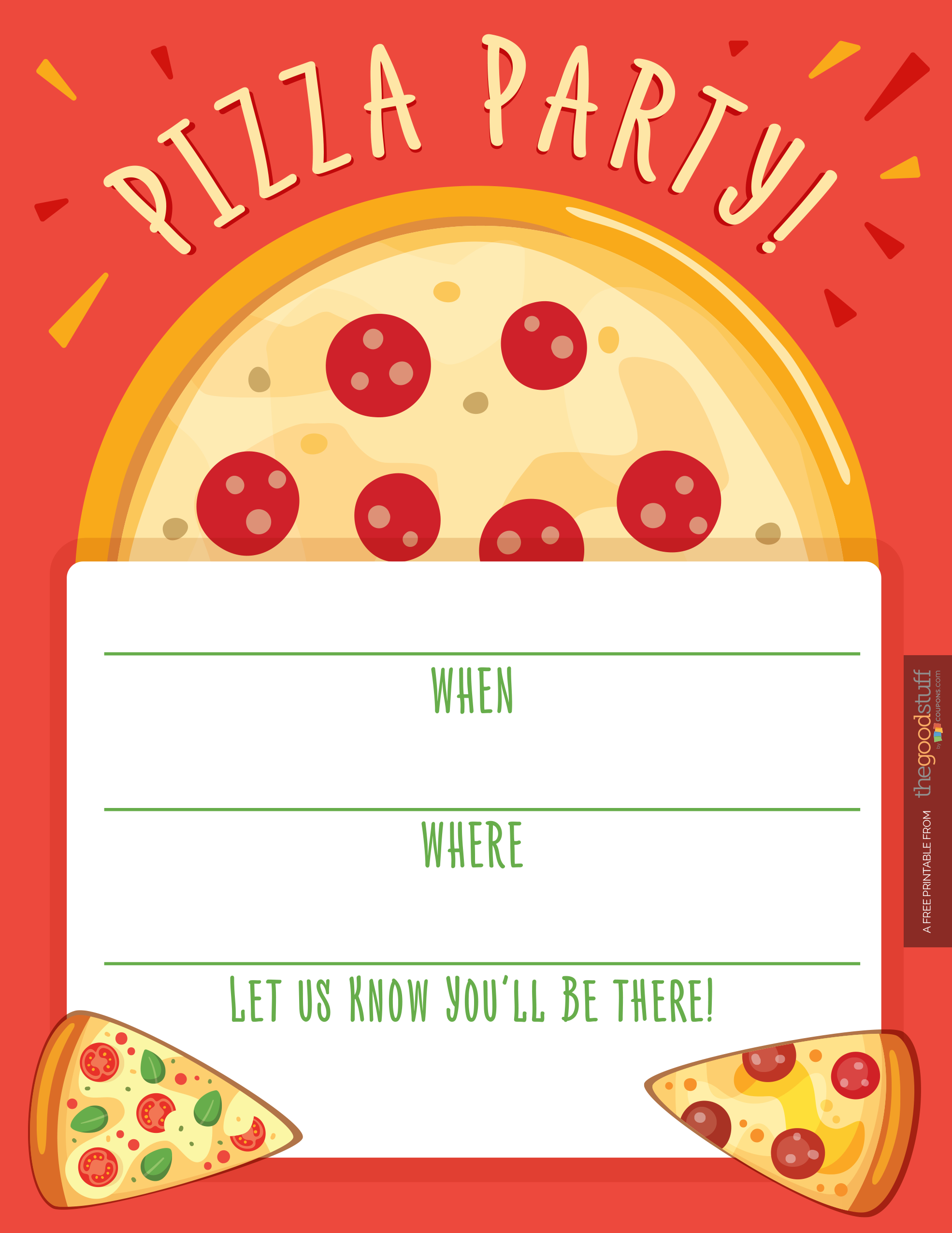 Hostess Helpers: Free Pizza Party Printables | For My Baby Jayden - Free Printable Italian Dinner Invitations