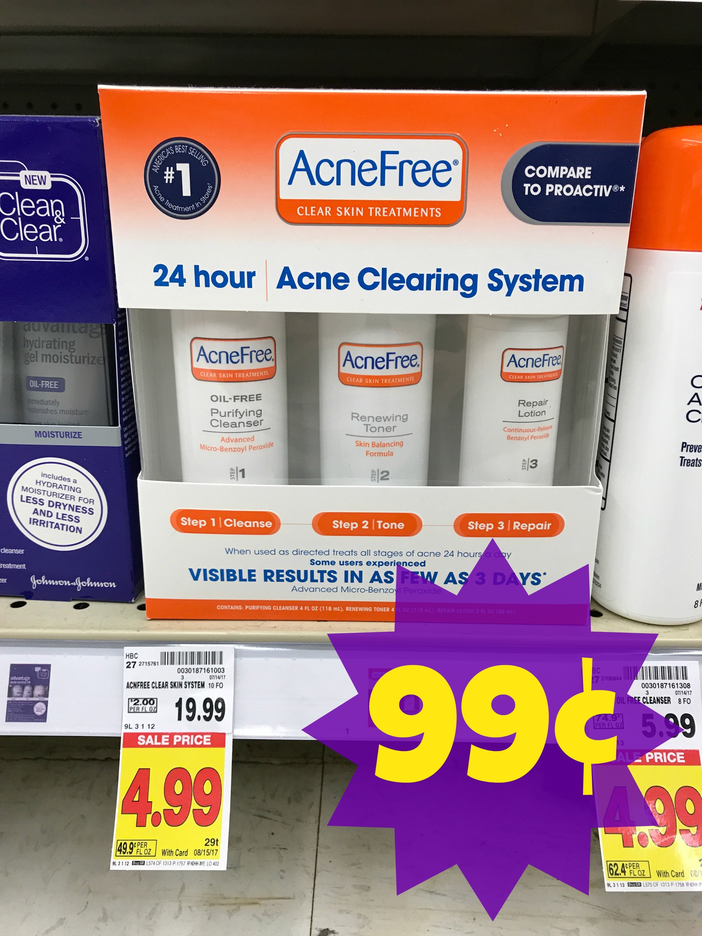 Hot Deal* Acnefree Acne Clearing System Only $0.99 At Kroger (Reg - Acne Free Coupons Printable