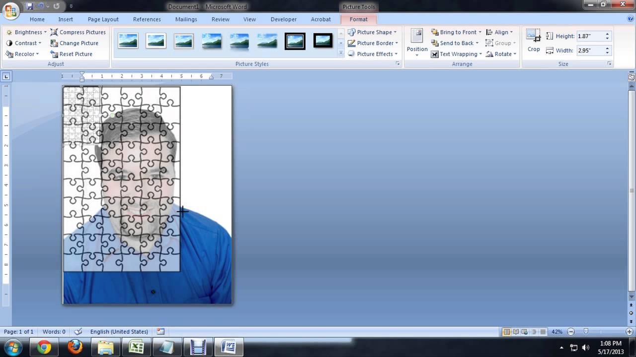 How To Create Jigsaw Puzzles In Microsoft Word, Powerpoint Or - Jigsaw Puzzle Maker Free Online Printable