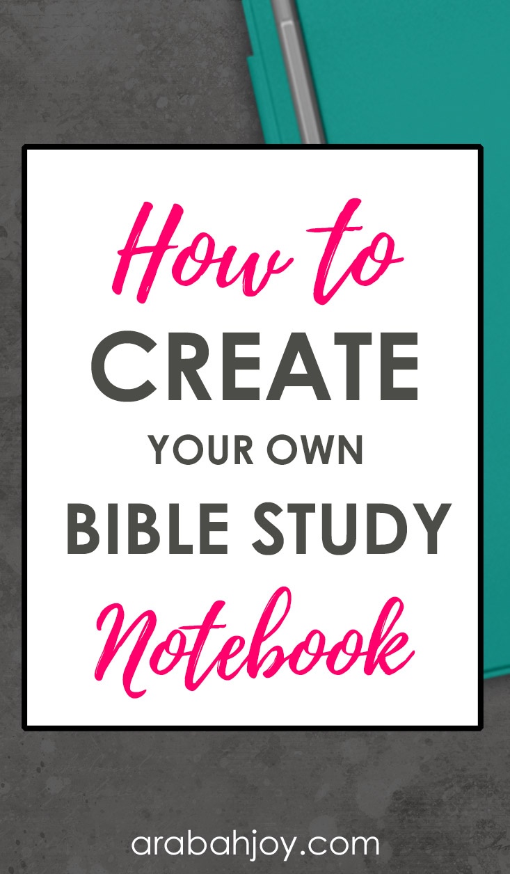 How To Create Your Own Bible Study Notebook - Free Printable Bible Studies For Men