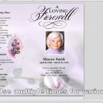 How To Make A Funeral Program In Word   Youtube   Free Printable Funeral Programs