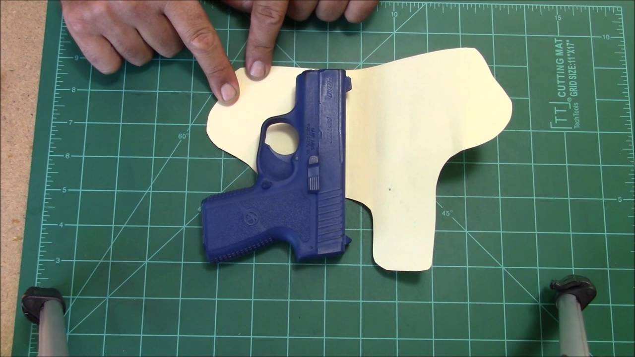 How To Make A Holster Pattern.. - Youtube - Free Printable Holster Patterns
