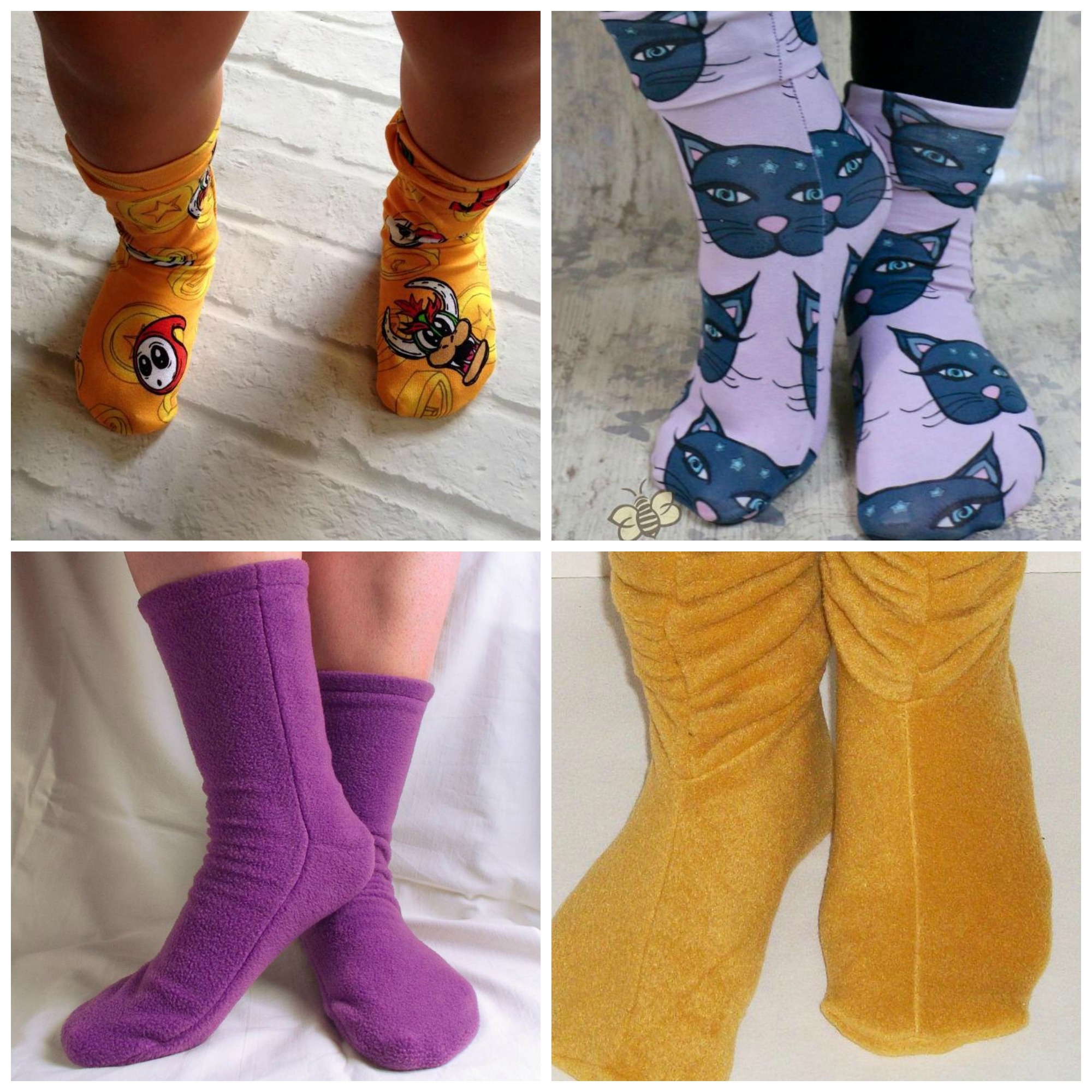 How To Make Socks – Tips &amp;amp; Patterns On Craftsy - Free Printable Fleece Sock Pattern