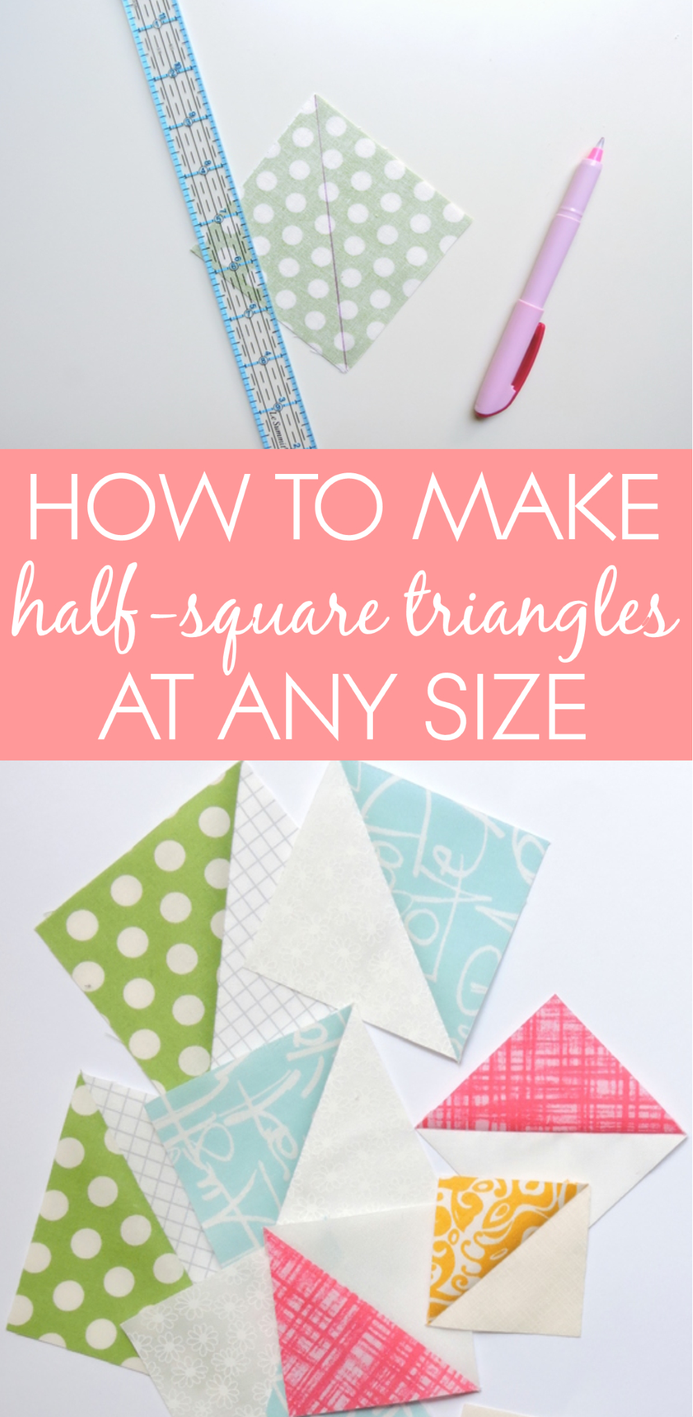 Hst Tutorial: Triangle Papers | Blossom Heart Quilts - Printable Thangles Free