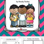 I Can Follow Rules | School | School Rules Activities, Kindergarten   Free Printable Classroom Rules Worksheets