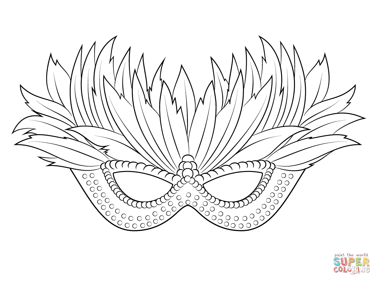I Love Coloring Ii ~ Venetian Mardi Gras Mask | Icolor &amp;quot;the Arts - Free Printable Mardi Gras Masks
