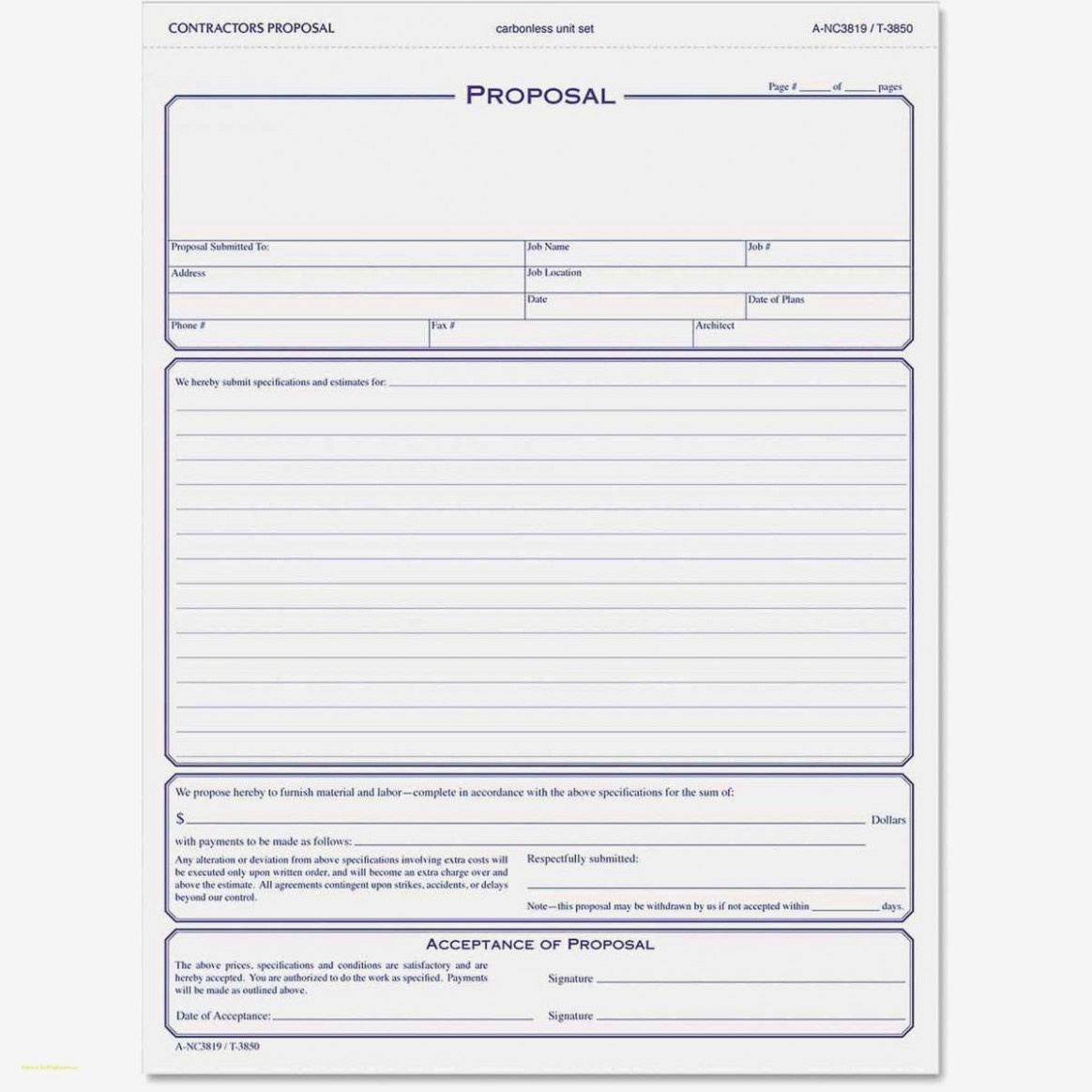 I Will Tell You The Truth About Free | Form Information - Free Printable Proposal Forms