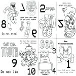Inspirational Ten Commandments Coloring Pages About Remodel Coloring   Free Printable Ten Commandments Coloring Pages