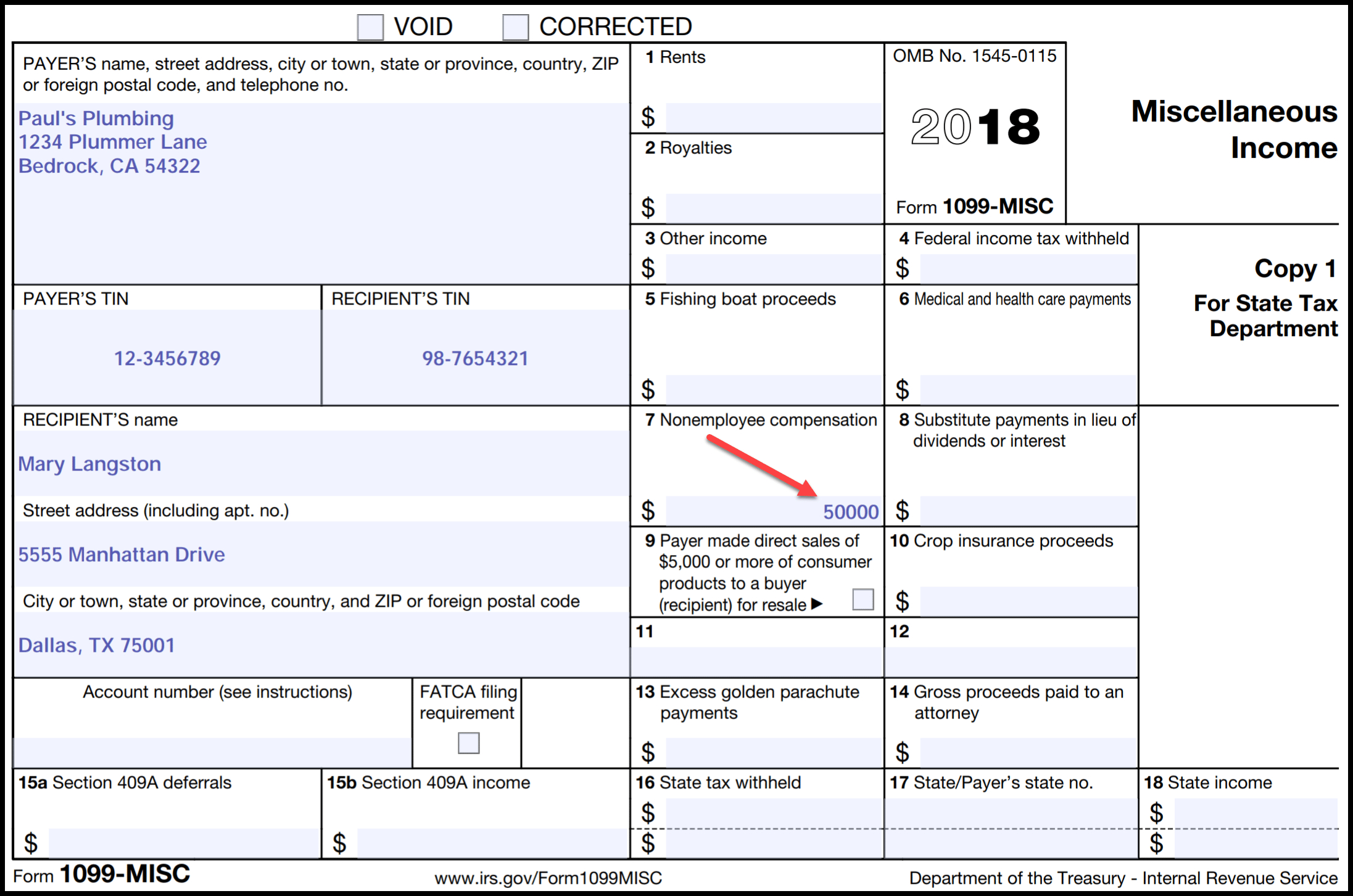 Irs Form 1099 Reporting For Small Business Owners - Free Printable 1099 Misc Forms