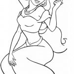 Jasmine Coloring Pages | Www.universoorganico   Free Printable Princess Jasmine Coloring Pages