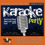 Karaoke Party Invitation Personalized Printable Karaoke Theme | Etsy   Free Printable Karaoke Party Invitations