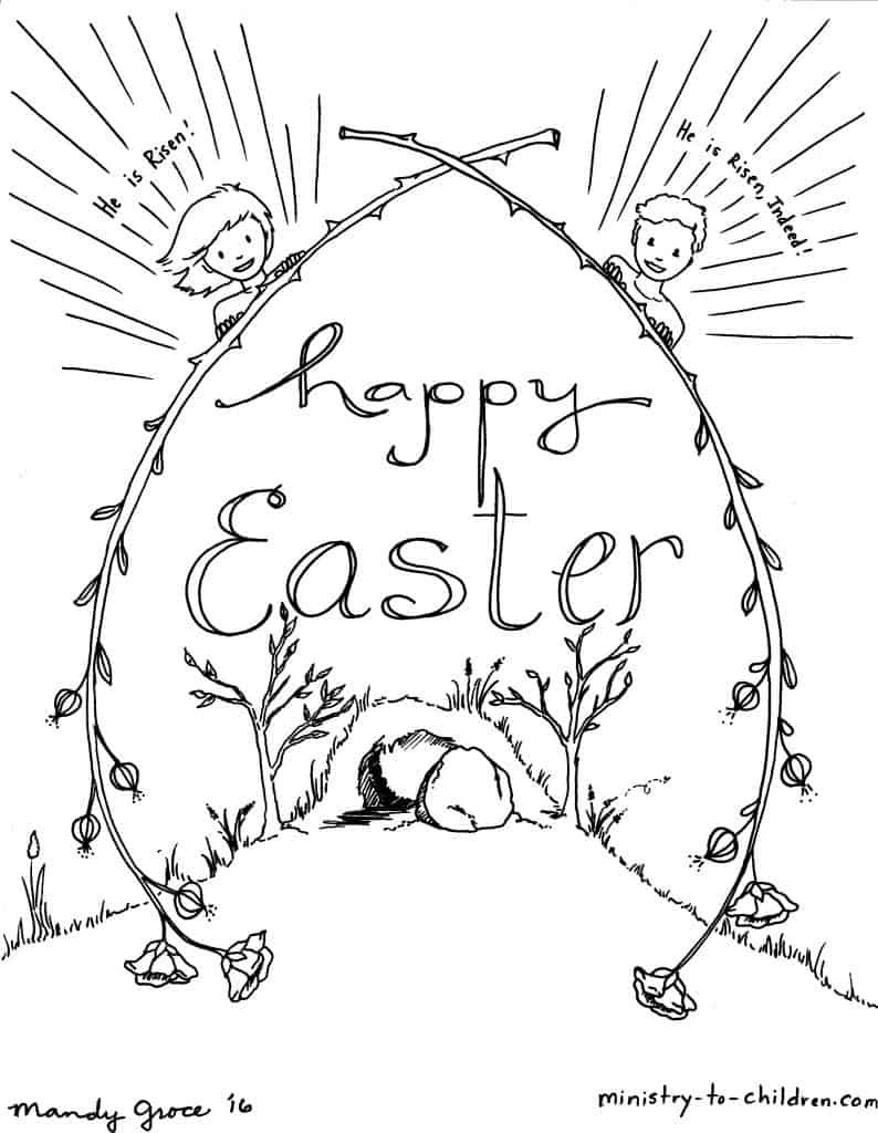 Kids Easter Coloring Sheets - Ministry-To-Children - Free Easter Color Pages Printable