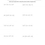 Kids : Order Of Operations Worksheets 7Th Grade 7Th Grade Math   Order Of Operations Free Printable Worksheets With Answers