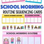 Kids Schedule Morning Routine For School | Organization | Morning   Free Printable Daily Routine Picture Cards