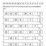 Kindergarten Counting Worksheet   Sequencing To 15   Free Printable Counting Worksheets