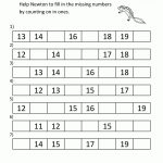 Kindergarten Counting Worksheets   Sequencing To 25   Free Printable Math Worksheets For Kids
