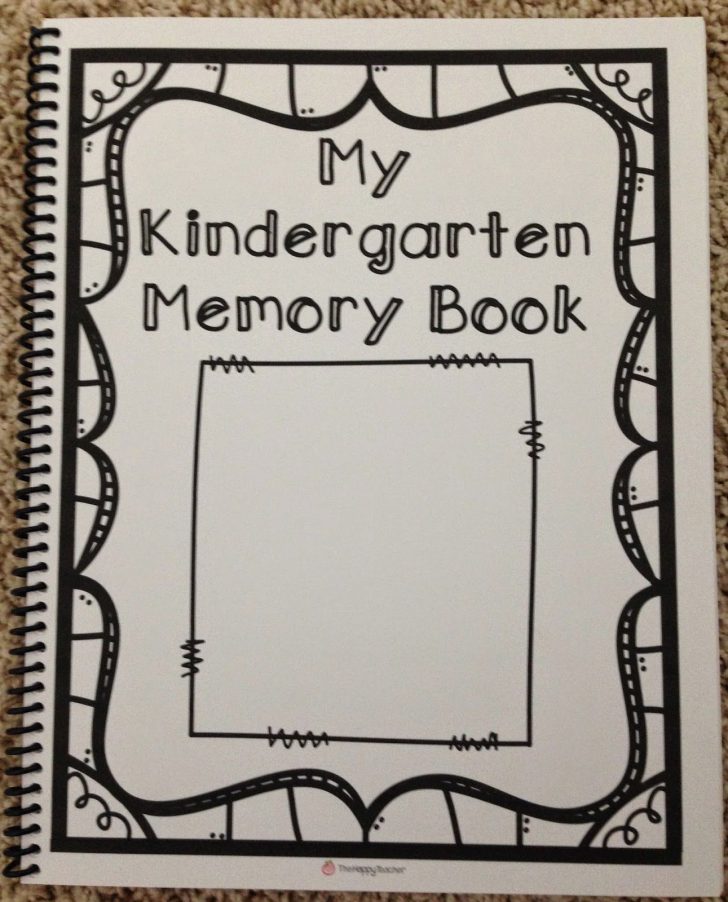 Kindergarten Memory Book Kindergartenklub Preschool Memory Free