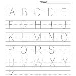 Kindergarten Worksheets Pdf Free Download Handwriting | Learning   Free Printable Alphabet Worksheets For Kindergarten