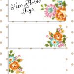 Labels: Pretty Floral Vintagetags | Best Free Digital Goods | Free   Free Printable Name Tags