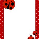Ladybug Baby Shower Invitations Unique Birthday Free Template   Free Printable Ladybug Baby Shower Invitations Templates