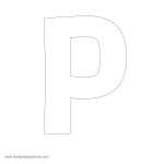 Large Alphabet Stencils | Freealphabetstencils   Free Printable Alphabet Templates