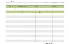 Lawn Care Invoice Template – Free Bill Invoice Template Printable
