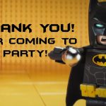 Lego Batman Thank You Cards | Lego Party | Pinterest   Feestje En Lego   Free Printable Lego Batman