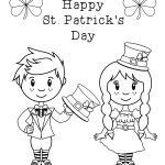 Leprechaun Coloring Pages Leprechaun Coloring Pages Girl Free For   Free Printable Saint Patrick Coloring Pages