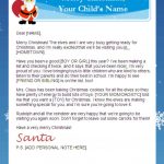 Letter From Santa Templates Free | Printable Santa Letters   Free Personalized Printable Letters From Santa Claus