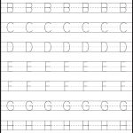 Letter Tracing   3 Worksheets | Kindergarten Worksheets | Letter   Free Printable Tracing Letters And Numbers Worksheets