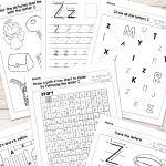 Letter Z Worksheets   Alphabet Series   Easy Peasy Learners   Letter Z Worksheets Free Printable
