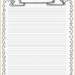 Lined Paper Printable With Border | World Of Printables Regarding   Free Printable Journal Pages Lined