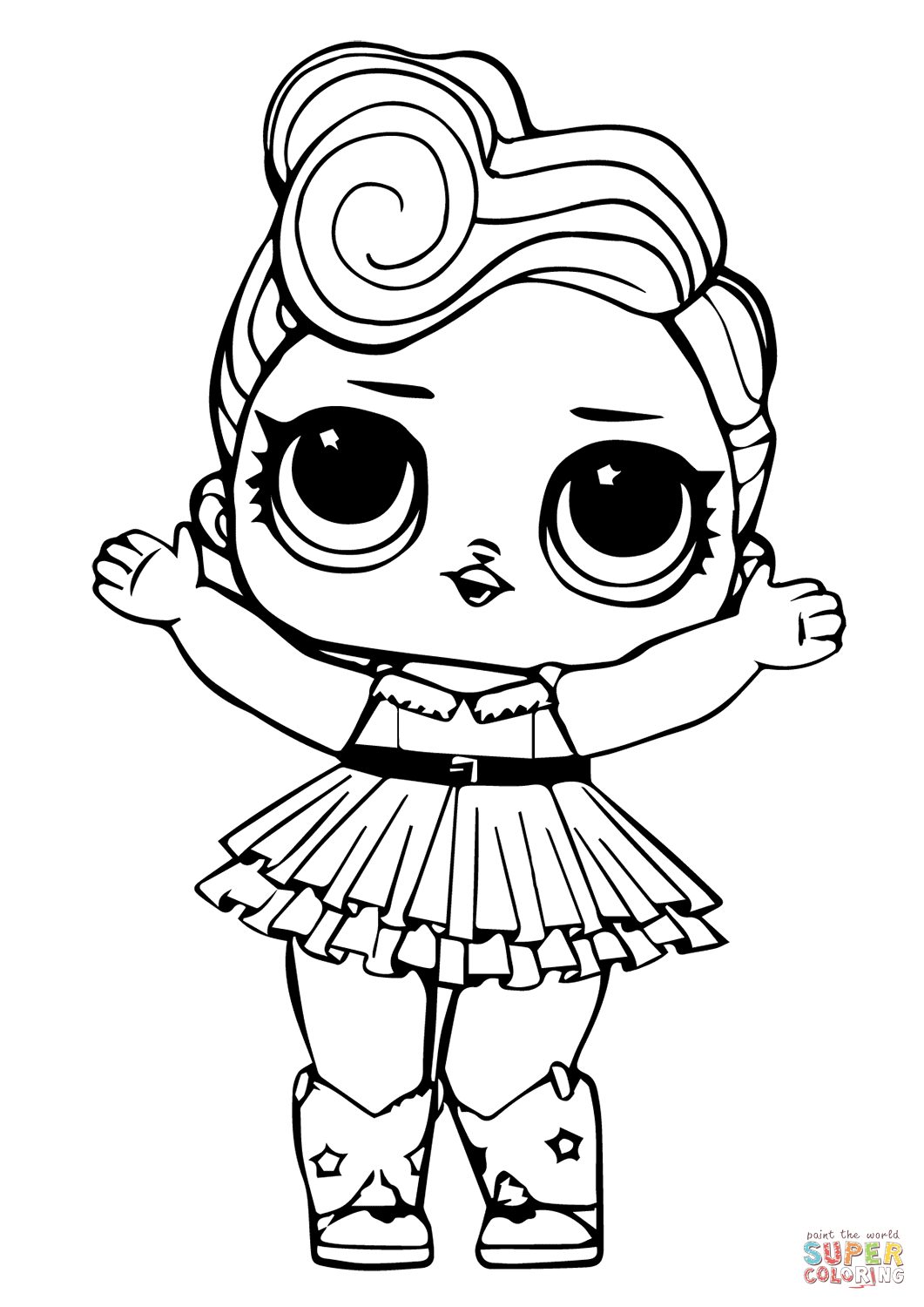 Lol Doll Luxe Coloring Page | Free Printable Coloring Pages | Lol - Free Printable Coloring Pages For Girls