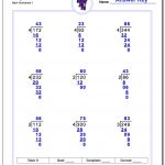 Long Division Worksheets   Free Printable Division Worksheets For 4Th Grade