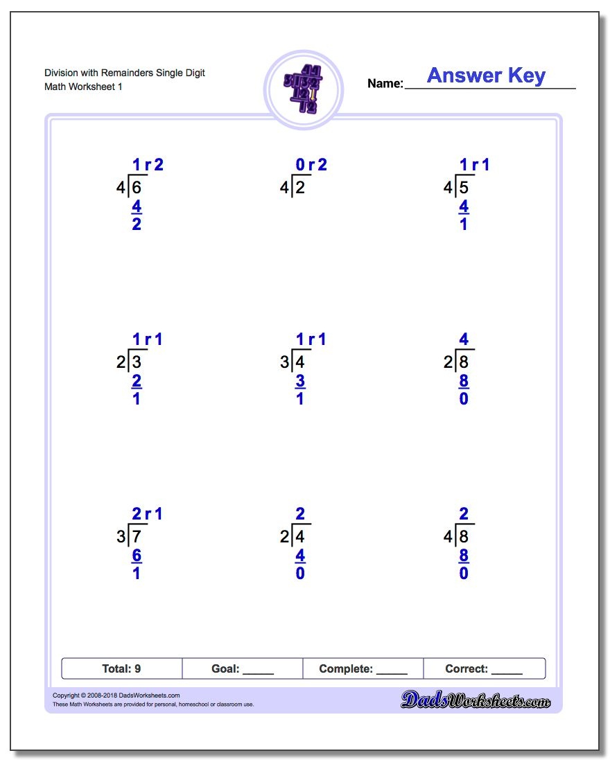 Long Division Worksheets - Free Printable Long Division Worksheets 5Th Grade