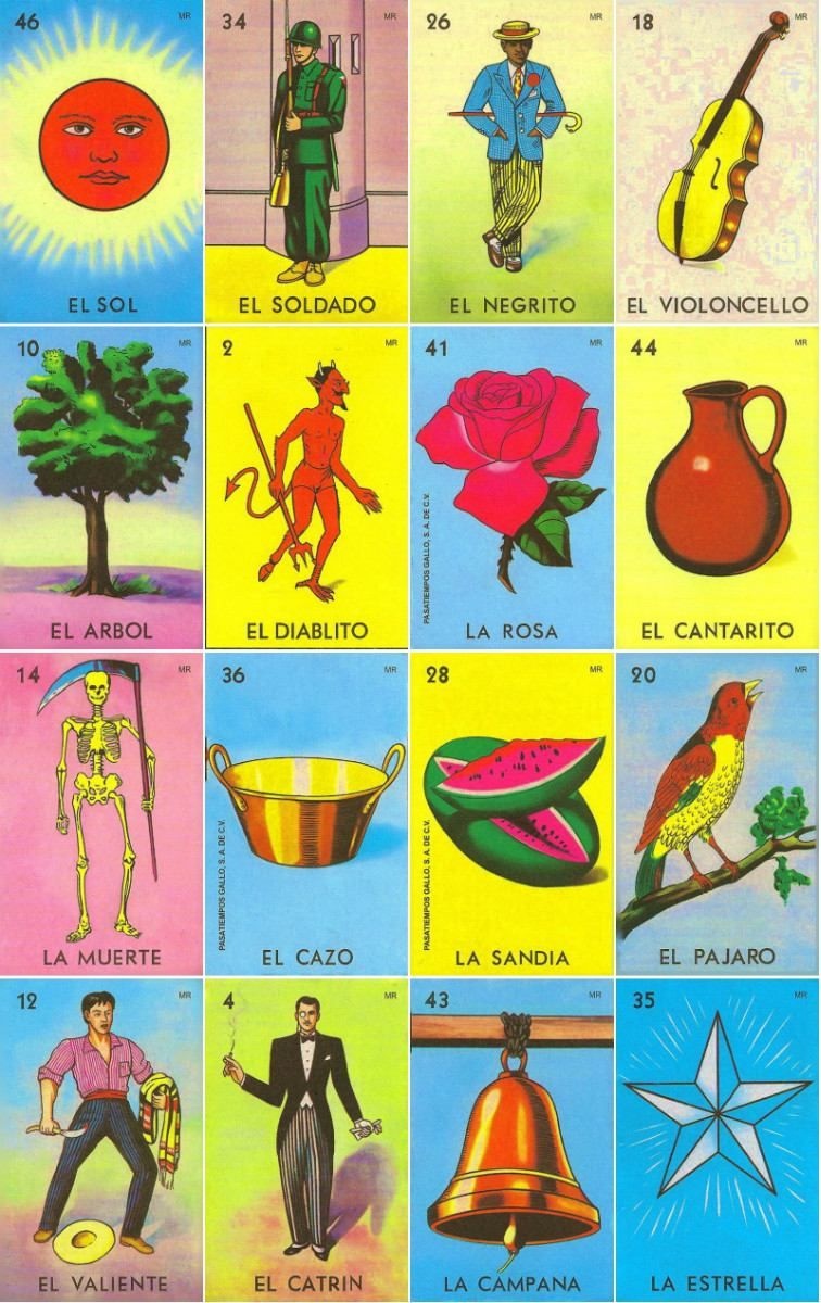 Loteria Mexicana Tradicional | Love! | Mexican Art, Mexico Art - Free Printable Loteria Cards