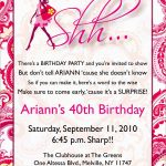 Lovely Free Printable Surprise Birthday Invitations Template | Best   Free Printable Surprise 40Th Birthday Party Invitations