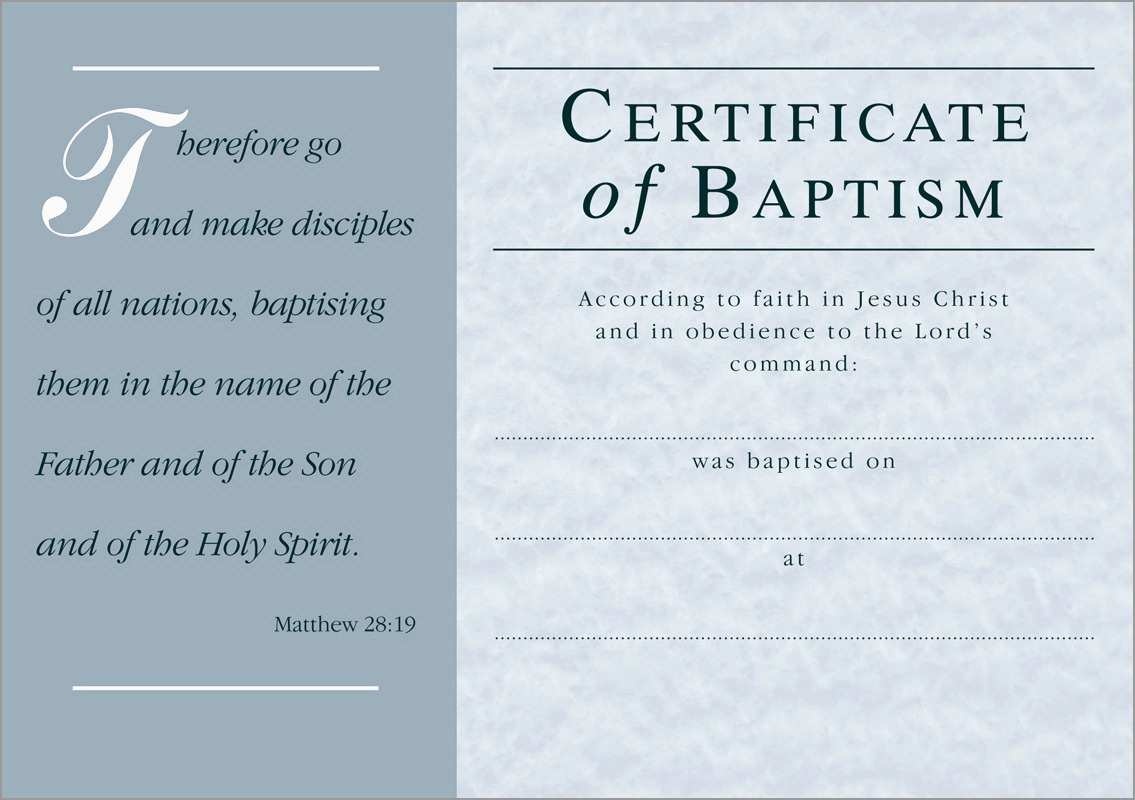 Luxury Free Baptism Certificate Template Word | Best Of Template - Free Printable Baptism Certificate