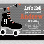 Luxury Skating Party Invitation Template Free | Best Of Template   Free Printable Skateboard Birthday Party Invitations