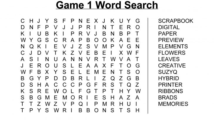 Word Search Maker Free Printable