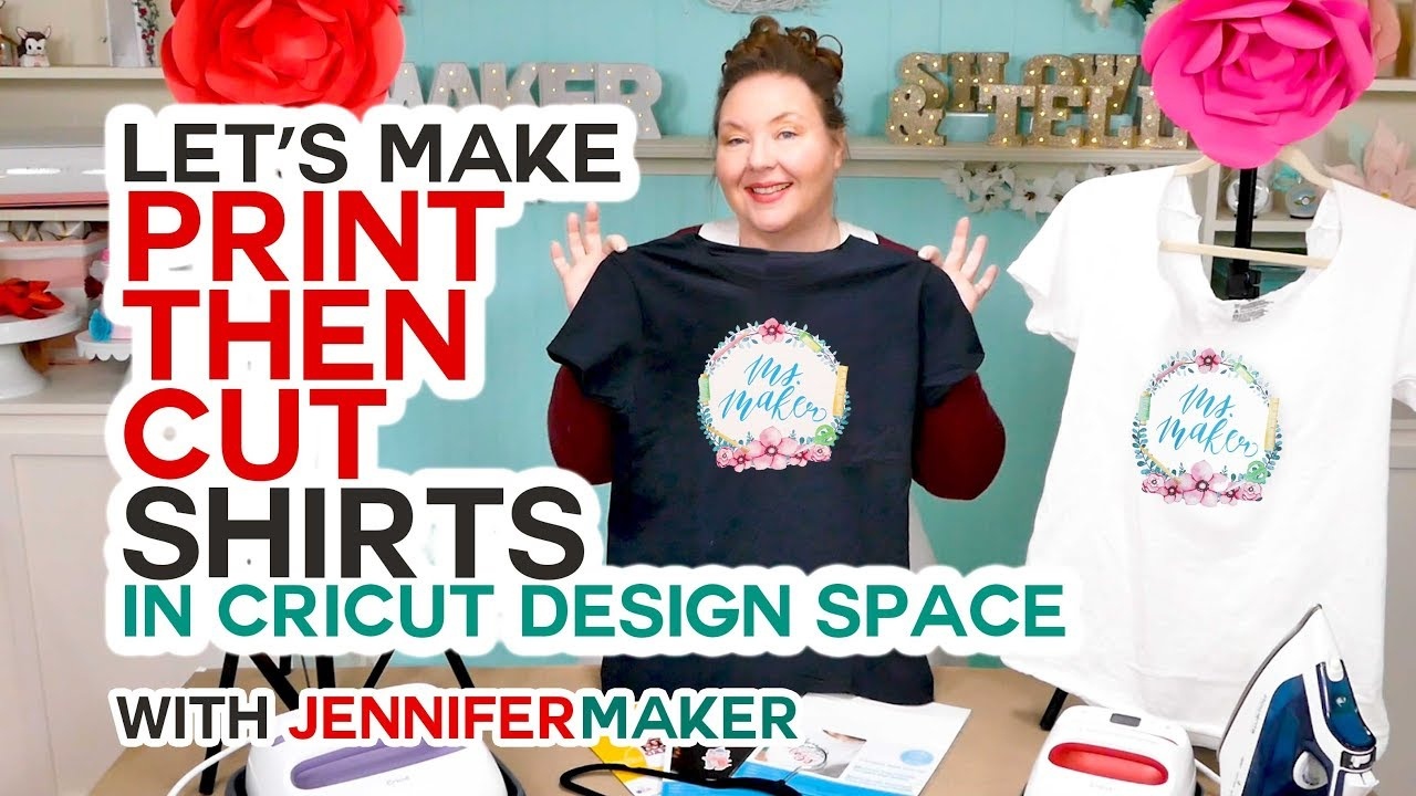 Make Print Then Cut T-Shirts With Your Cricut The Right Way! - Youtube - Free Printable Iron On Transfers For T Shirts
