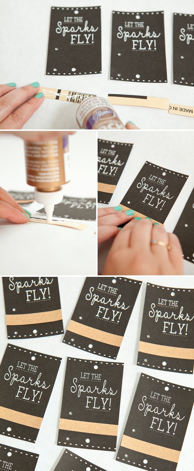 Make These Adorable Wedding Sparkler Tags + Sign For Free! - Free Printable Wedding Sparkler Sign