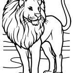 Male African Lion Coloring Page | Free Printable Coloring Pages   Free Printable Picture Of A Lion