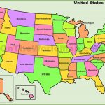 Maps Usa States #states | Usa Map In 2019 | United States Map, Us   Free Printable Us Timezone Map With State Names