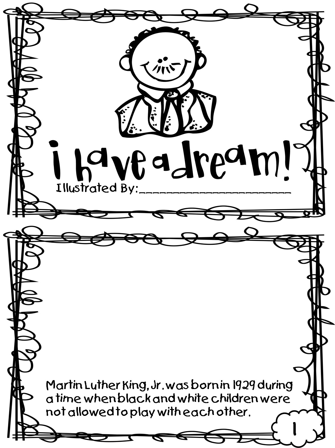 Martin Luther King Jr Coloring Pages And Worksheets - Best Coloring - Free Printable Martin Luther King Jr Worksheets